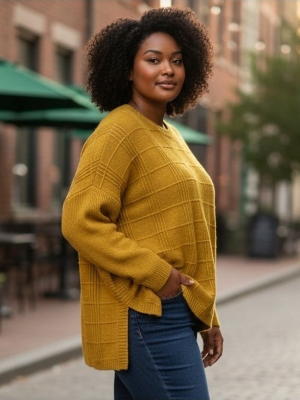 CAbi Stitch Mix Pullover XL